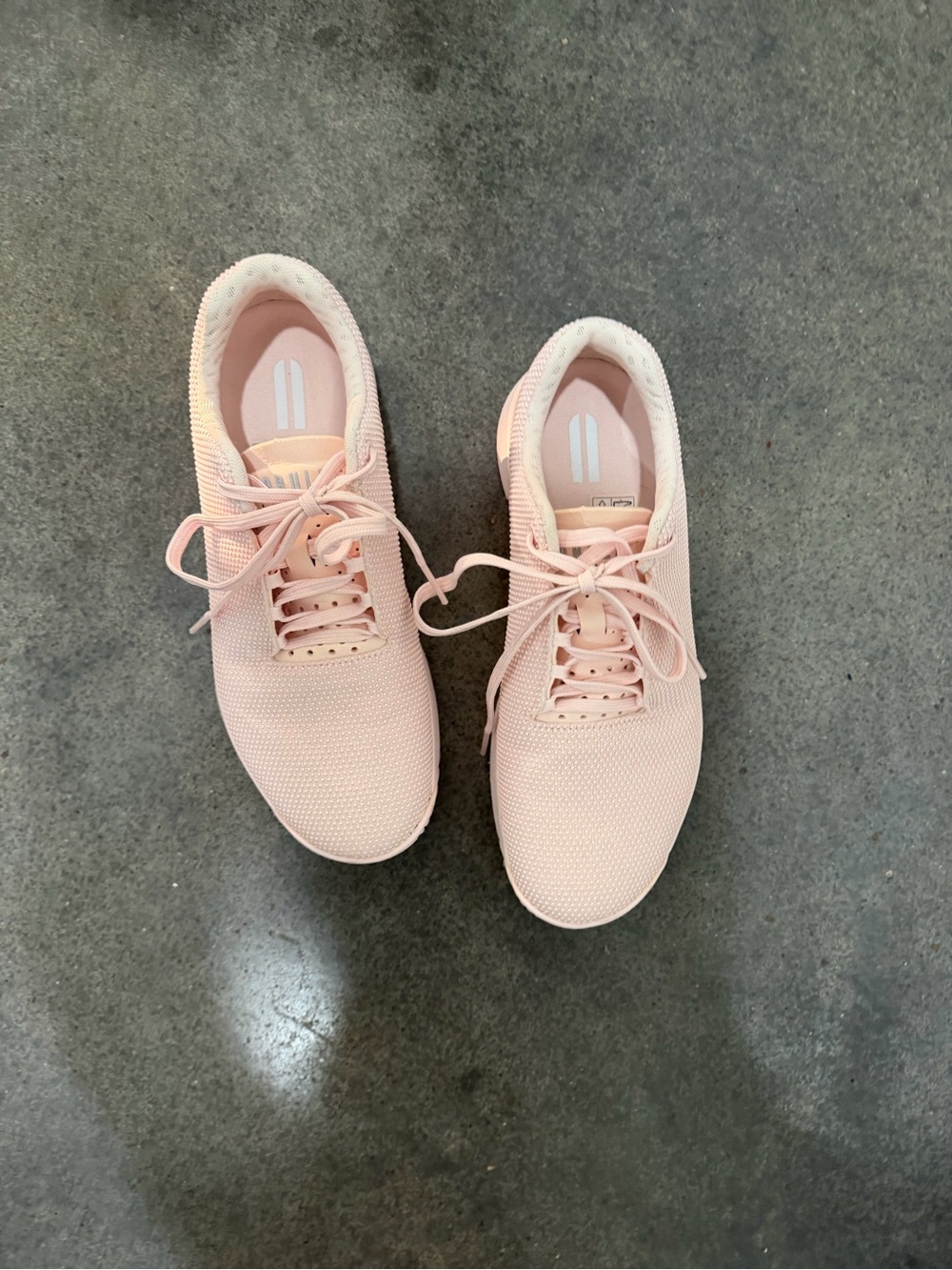 NOBULL Pastel Pink Knit Athletic Sneakers